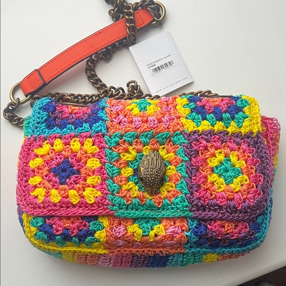 Kurt Geiger Handbags - Kurt Geiger Vibrant Crochet Crossbody Bag